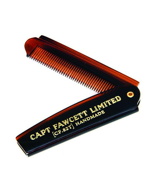 Captain Fawcett's Folding Pocket Beard Comb, Beard Care