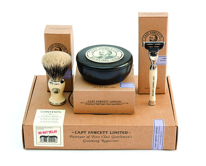 Captian Fawcett's Shaving Box Gift Set, Gift Sets & Kits