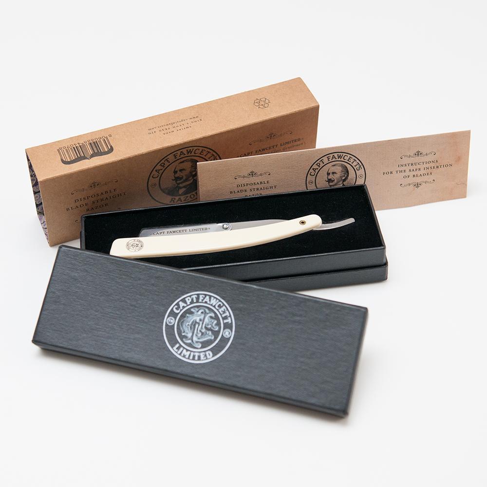 Captain Fawcett's Disposable Blade Straight Razor