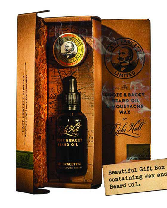 Captain Fawcett's Ricki Hall's Gift Box (Wax & Beard Oil), Gift Sets & Kits