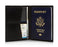 Ezra Arthur No. 5 Passport Case Jet Black