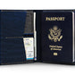 Ezra Arthur No. 5 Passport Case Navy