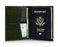 Ezra Arthur No. 5 Passport Case Green