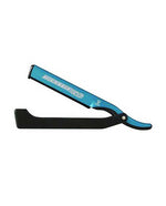 Dovo Shavette, Blue With Black Handle, Straight Razors