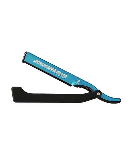 Dovo Shavette, Blue With Black Handle, Straight Razors