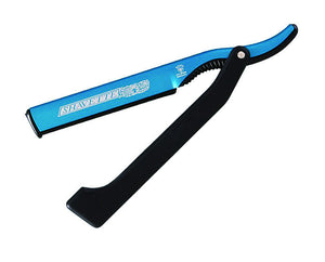 Dovo Shavette, Blue With Black Handle, Straight Razors
