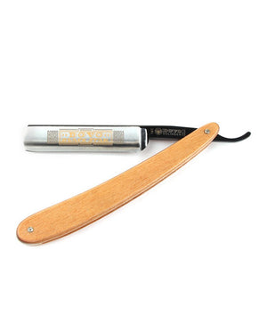 Dovo "Black Star" Straight Razor, Brown Pakkawood Handle, 5/8", Straight Razors