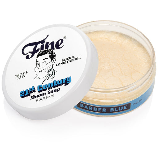 Fine Accoutrements Barber Blue 21C Shave Soap