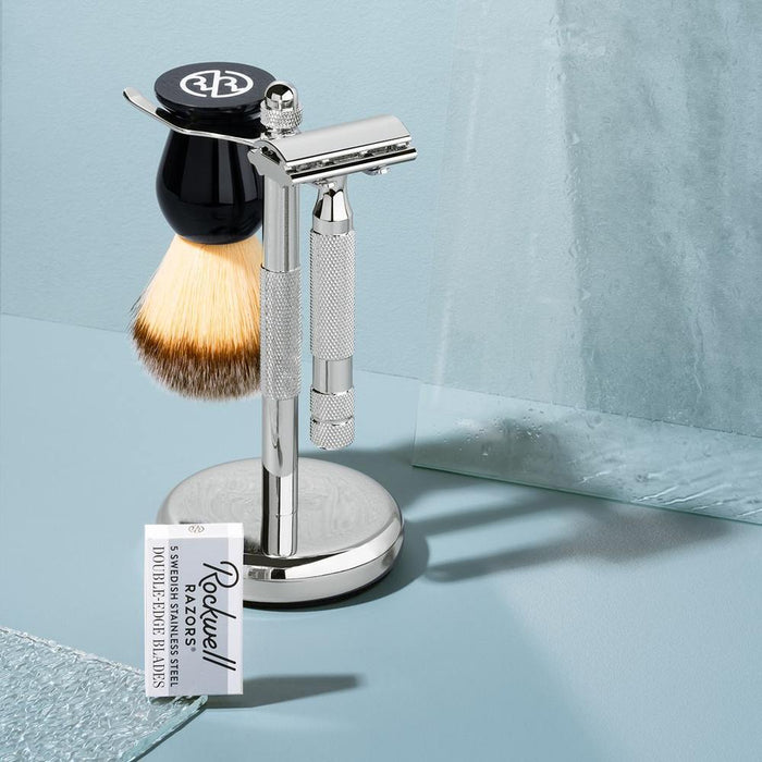 Rockwell Razors 3pc Shavestand,Gun Metal