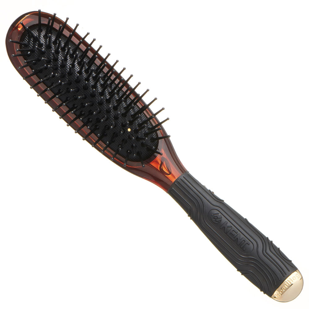 Kent (K-HEADHOG) Hog Brush, Cushion Base, Nylon Ball Tip Quill