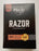BB-200100 Razoraids-100pc Fully Disposable Straight Razors-Colored Box-Black
