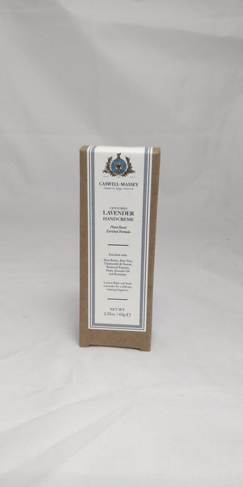 Caswell Massey Centuries Lavender Hand Cream 2.5oz Metal Tube in Carton