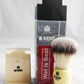 Ensemble de rasage Kent 2 pièces, brosse à poils mélangés et support, crème acrylique