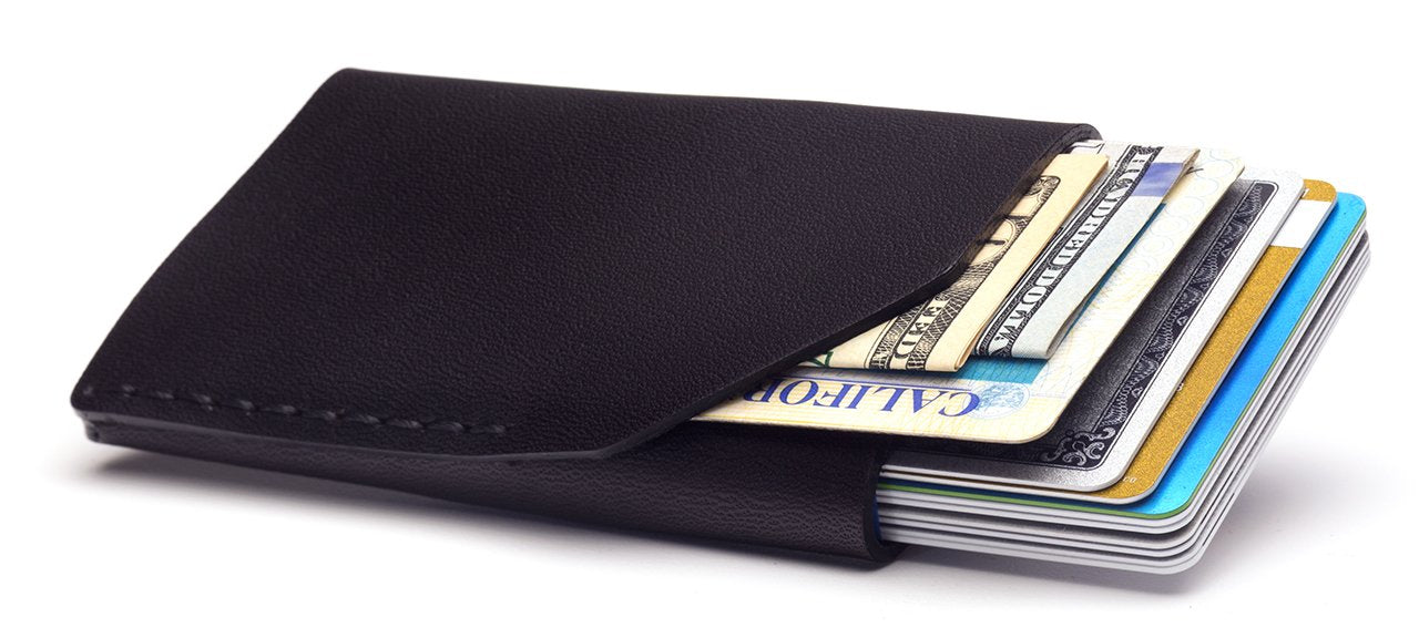 Ezra Arthur No. 2 Wallet Jet Black