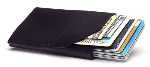 Ezra Arthur No. 2 Wallet Jet Black