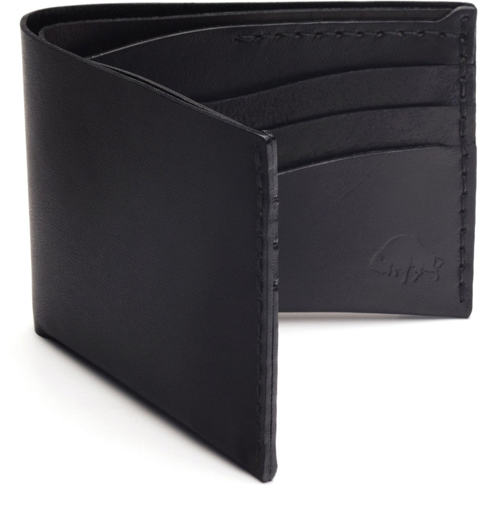 Ezra Arthur No. 8 Classic Biiifold Jet Black