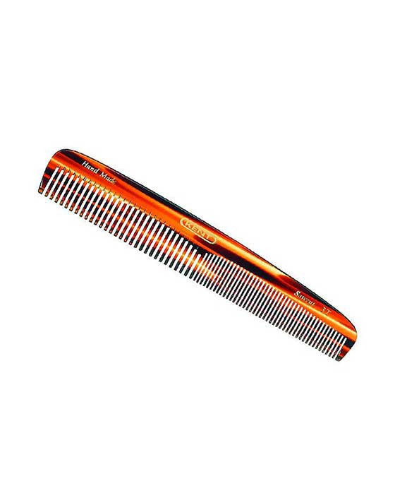 Kent K-3T Comb, Dressing Comb, Coarse/Fine (167mm/6.6in), Hair Combs