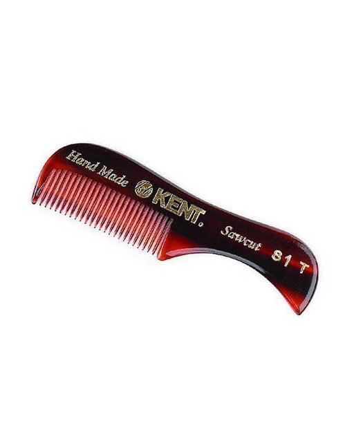 Kent K-81T Comb, Beard And Moustache Comb, Fine (70mm/2.8in), Mustache Combs