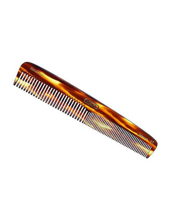 Kent K-9T Comb, Large Dressing Table Comb, Coarse/Fine (190mm/7.5in), Hair Combs