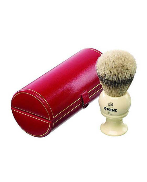 Kent Shaving Brush, Pure Silver Tip Badger, Large, Shaving Brushes