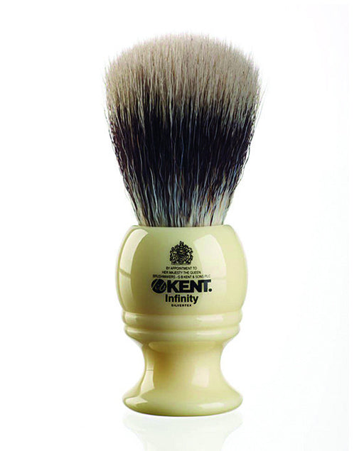 Kent K-INF1 'Infinity' Super Soft Silvertex, Synthetic Brush, Shaving Brushes