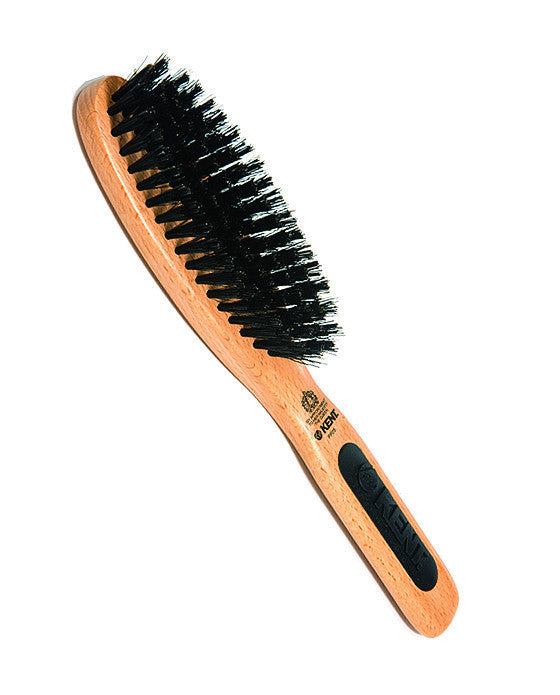 Kent Natural Shine Brush, Oval Head, Pure Bristle, Hair Brushes