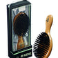 Kent Men's Brush, Oval Head, Black Bristles, Satinwood, Hair Brushes