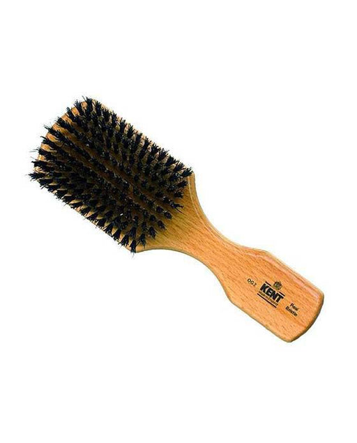 Kent Men's Brush, Rectangular Head, Black Bristles, Beechwood, Hair Brushes