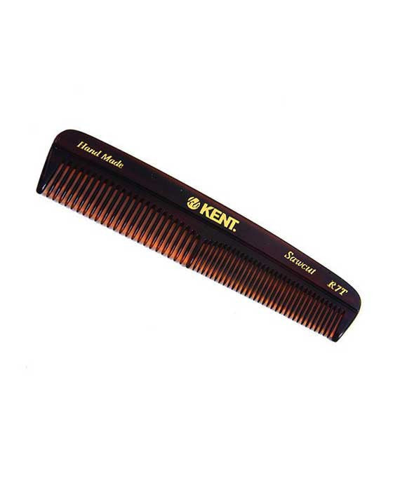 Kent K-R7T Comb, Pocket Comb, Coarse/Fine (130mm/5.1in), Hair Combs