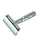 Merkur Travel Double Edge Safety Razor, Straight Cut, Chrome, Double Edge Safety Razors