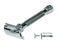 Merkur 38C Double Edge Safety Razor, Straight Cut, Weighted Handle, Chrome, Double Edge Safety Razors