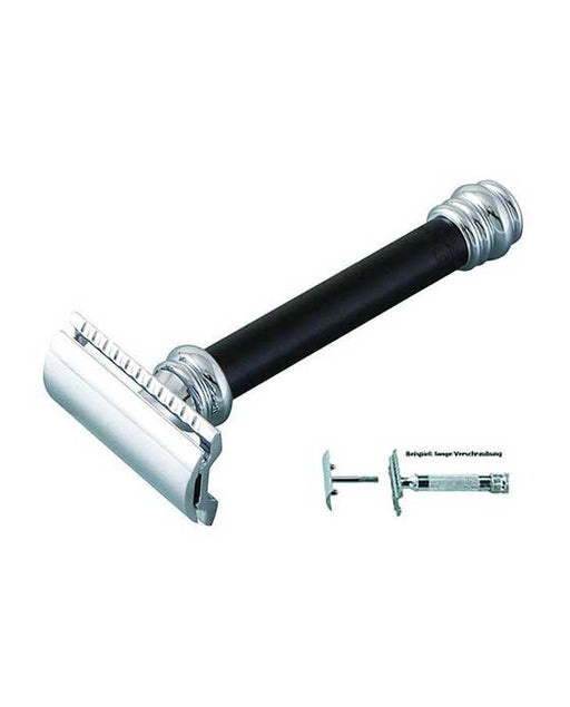 Merkur 38B Double Edge Safety Razor, Straight Cut, Extra Long Handle, Double Edge Safety Razors