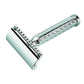 Merkur 42C Double Edge Safety Razor, Straight Cut, Chrome-Plated, Etched Handle, Double Edge Safety Razors