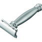 Merkur 43M Double Edge Safety Razor, Straight Cut, Extra Long Stainless Steel Handle, Double Edge Safety Razors