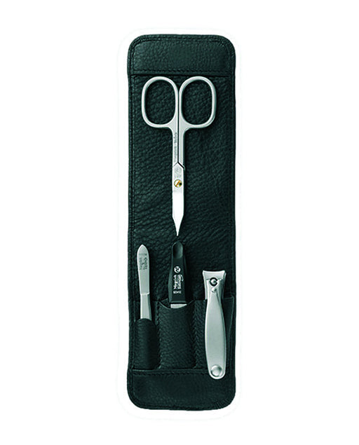 Niegeloh Imantado M 4pc Manicure Set In High Quality Leather Case, Manicure Sets