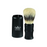 Omega Sterilized Pure Bristles Shaving Brush, Plastic Handle