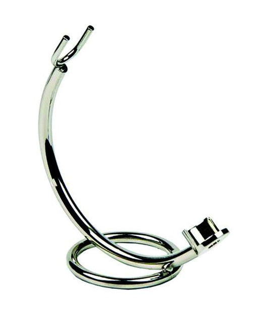 PureBadger Collection Curved Stand, Chrome For Straight Razors, 