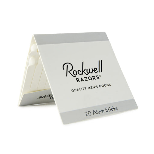 Rockwell Razors Alum Sticks 24-Pack Retail Bowl, Nicks & Cuts