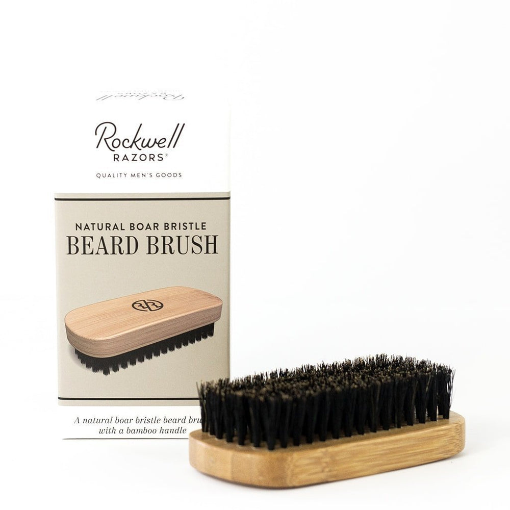 Rockwell Razors Beard Brush Natural Boar Bristle, Shaving Brush