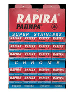Rapira 100 Double Edge Safety Razor Blades Chrome (20 pack, 5 Blades/pack), 