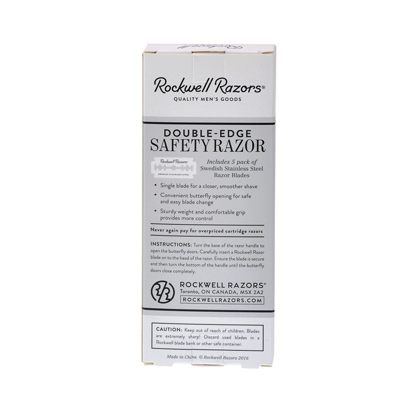 Rockwell Razors R1 Rookie Butterfly Safety Razor, Double Edge Safety Razors
