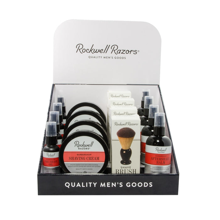 Rockwell Razors Shave Consumables Display Bundle, 