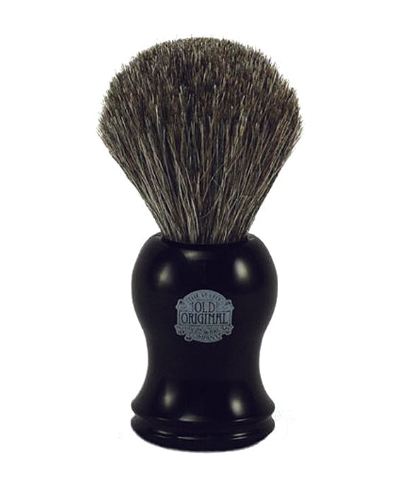 Progress Vulfix Pure Badger Shaving Brush, Black Handle, 