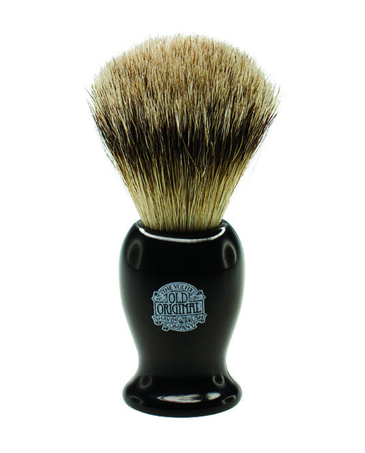 Progress Vulfix Super Badger Shaving Brush, Medium Black Handle, 