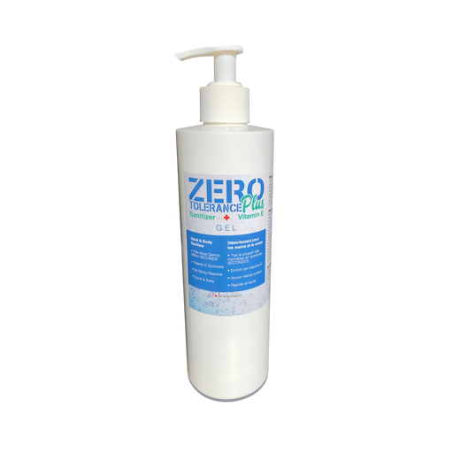 Zero Tolerance Hand Sanitizer Gel 16oz with pump