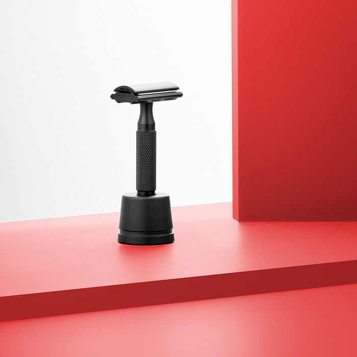 Rockwell Razors 6S PVD Noir Rasoir de Sécurité Réglable en Acier Inoxydable