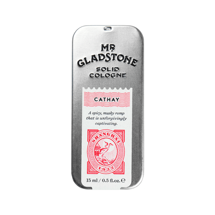 Mr. Gladstone Cathay Solid Cologne - Fine Fragrance Reminiscent of 1932 Shanghai