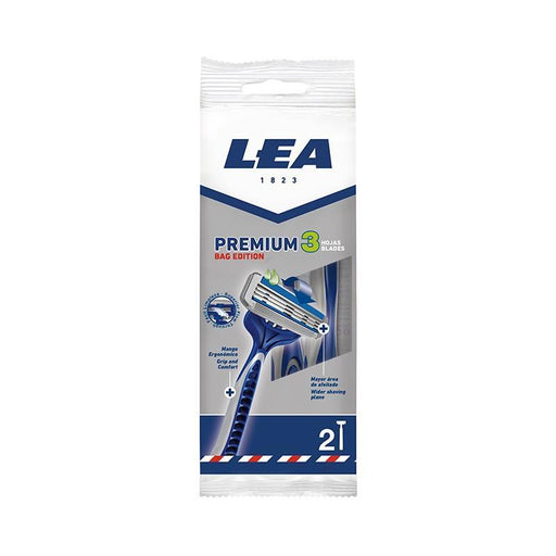 Lea Premium 3 Lames Jetable Rasoir Sac Edition (2 Uds) Pack de 12