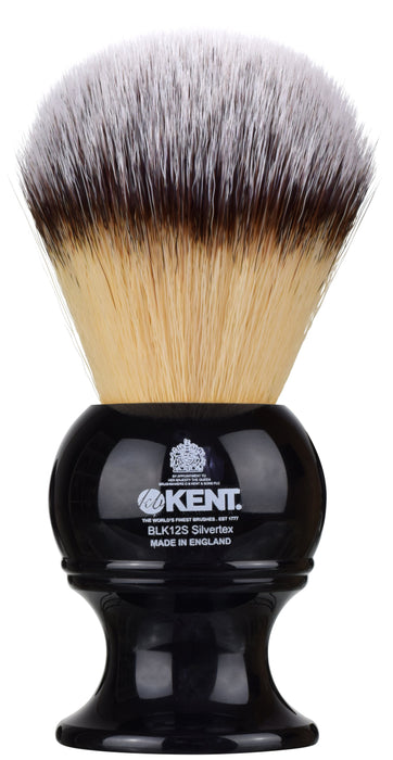 Kent Black Large Synthetic shaving brush