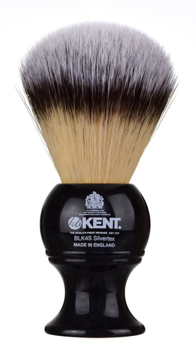 Kent Black Small Synthetic shaving brush